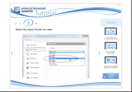 Universal Document Converter - output-format