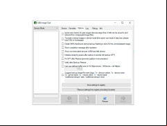 USB Image Tool - options