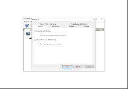 USB Redirector - settings