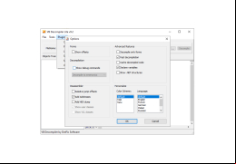 VB Decompiler Lite - options