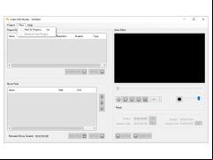 Video Edit Master - file-menu