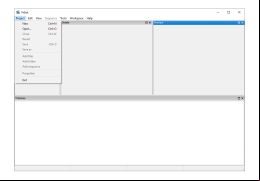 Vidiot - project-menu