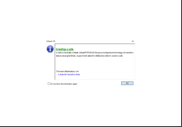 Virtual CD - creating-safe