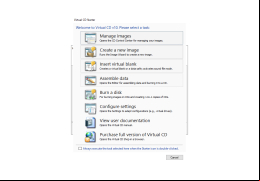 Virtual CD - main-screen