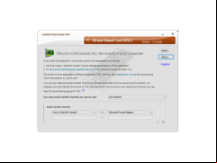 Virtual Sound Card (VSC) - main-screen