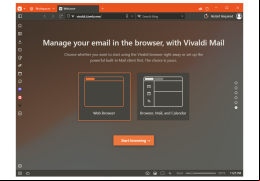 Vivaldi - emails-calendar