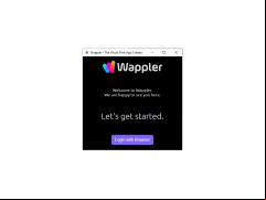 Wappler - main-screen