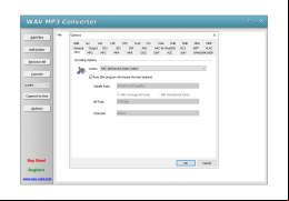 WAV MP3 Converter - mov-settings