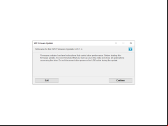 WD Universal Firmware Updater - welcome-screen
