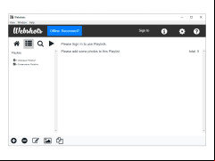 Webshots Desktop - playlists