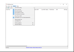 WifiHistoryView - options