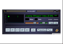 Winamp Lite - main-screen