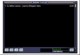 Winamp Lite - playlists