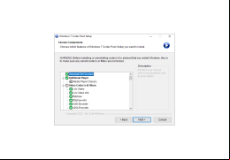 Windows 7 Codec Pack - components