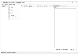 WindRose PRO - actions-menu