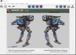 Wings3D screenshot 1