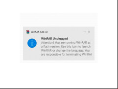 WinRAR Portable - icon-notification