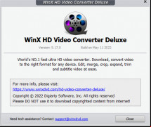 WinX Video Converter Deluxe screenshot 2