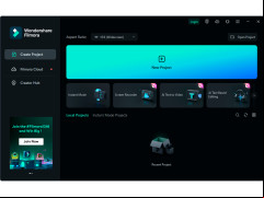 Wondershare Filmora - main-screen