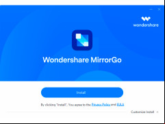 Wondershare MirrorGo - installation-main-menu