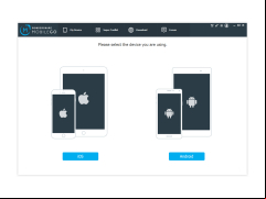 Wondershare MobileGo - main-screen