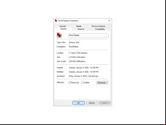 Word Reader - properties