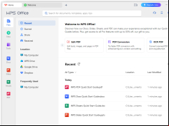 WPS Office for Windows - home-page