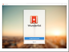 Wunderlist - main-screen