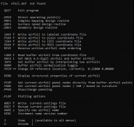 XFOIL screenshot 2