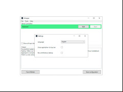 XOutput - settings-in-application