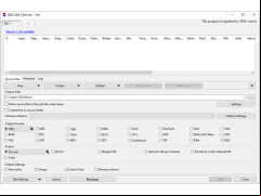Xrecode II - main-screen