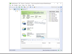 Zend Studio - main-screen