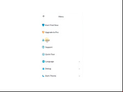 ZenMate VPN - menu