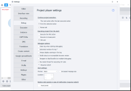 ZennoPoster - debug-settings