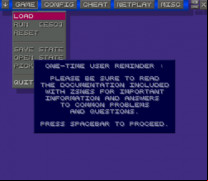 ZSNES screenshot 1