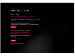 Zune Software - welcome-screen